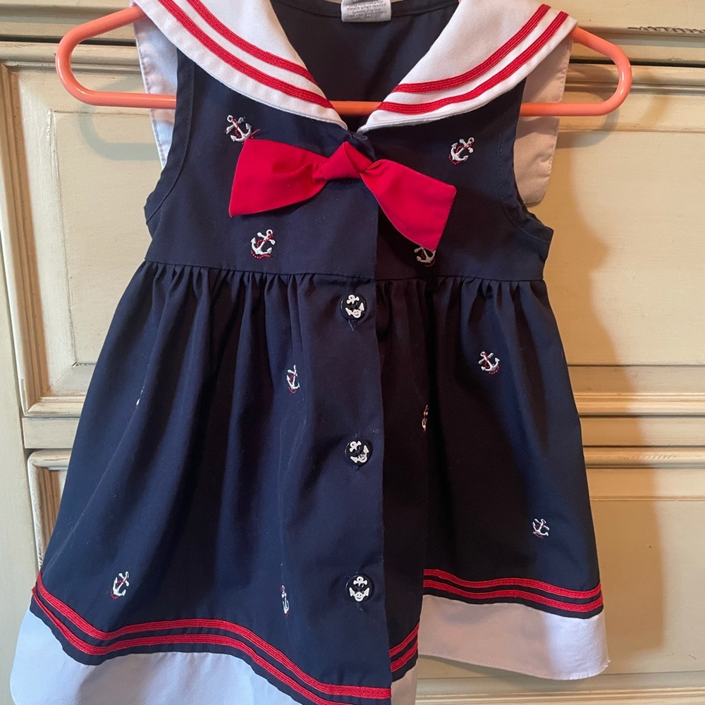 Anchor dress 18mo